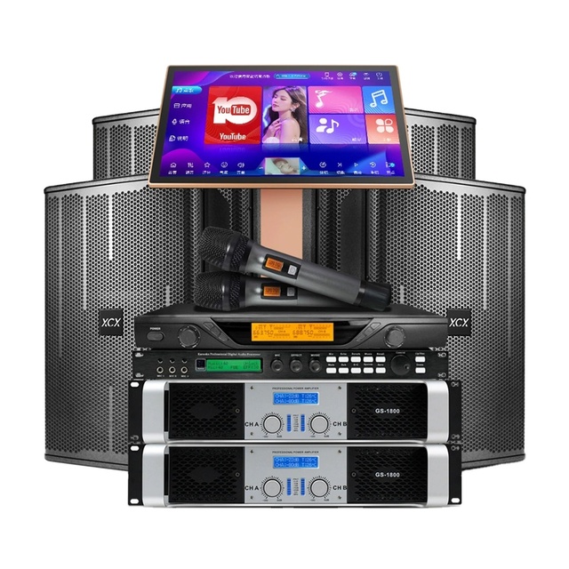 Jingying 2025 Home KTV Performance Grade Karaoke Player Set 22 Inch IPS Capacitive Screen 8TB Sound System 22 Inch Karaoke