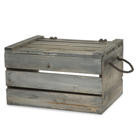 Caisse en bois pliable et empilable, taille personnalisée, pour le stockage et l'organisation des fruits et légumes