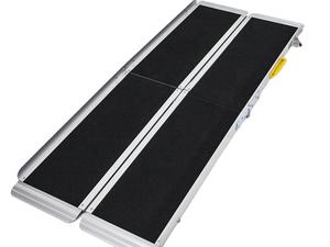 <span class=keywords><strong>Rampe</strong></span> d'accès pliable en aluminium légère et portable avec une capacité de 340 kg pour les escaliers - Product Image 3