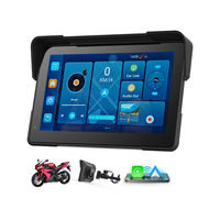 Pantalla Inteligente OEM ODM de 7 Pulgadas para Motocicleta con Carplay y Android Auto, Soporte de Liberación Rápida, Sistema Android 15, 4GB+64GB