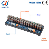 Module de relais Hongfa à 16 canaux, 16A DC24V, relais électromagnétiques pour PLC