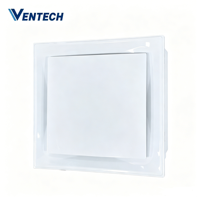 Système HVAC Ventech, grilles d'aération décoratives plates, diffuseurs d'air plats à 2 cônes pour la climatisation