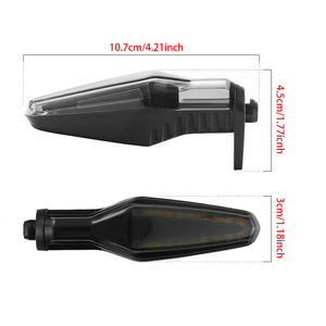 Clignotants LED étanches à 2 fils avant/arrière pour BMW G310 F750/850/900 <span class=keywords><strong>S1000RR</strong></span>/<span class=keywords><strong>XR</strong></span> R1200/1250GS R1300GS R9T - Product Image 2