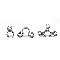 Einzelne Champagnerflaschen-Geburtstagskerze, Wunderkerze, Feuerwerk, Sicherheits-Eisfontäne, Kunststoff-Clip-Halter für Hochzeiten und Feierlichkeiten