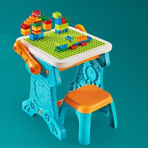 Tekening Speelgoed Tekentafel Blokken Tafel 2 In 1 Studie Bureau Kinderen Educatief Speelgoed Kid - Product Image 2