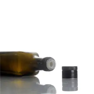 31.5*24mm Pop Up Aluminum Plastic Olive Oil Glass Bottle Ropp Cap