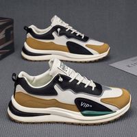 Chaussures de sport durables en tissus haut de gamme pour hommes, avec logo personnalisé, nouvelles chaussures décontractées pour adolescents, style Ins, à semelle épaisse, pour la course à pied