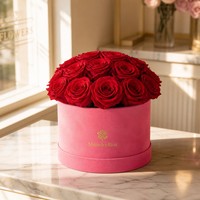 Boîte cadeau cylindrique en papier personnalisée, emballage rond avec logo personnalisé pour fleurs, parfums, Saint-Valentin