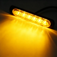 Feux de signalisation d'urgence Led Soul 6W LED 12-24V IP65 pour camion, montage latéral, boîtier en alliage d'aluminium, 18 modes stroboscopiques, multicolores