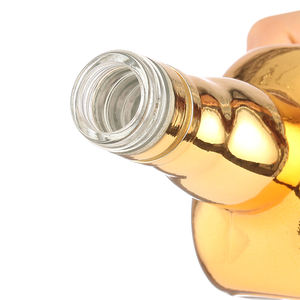 Produit en gros de luxe, petite bouteille de liqueur vide en verre avec liège en bois - Product Image 2