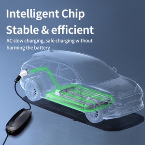 RUIVANDA meilleur <span class=keywords><strong>prix</strong></span> nouveau chargeur EV <span class=keywords><strong>portable</strong></span> 3.5KW réglable 16A 32A Type1 AC chargeur de voiture électrique pour <span class=keywords><strong>Tesla</strong></span> - Product Image 3