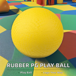 OEM ODM şişme kauçuk PG oyun alanı topu Unisex çocuk Dodgeball Kick topu oynamak için özelleştirilebilir Logo ile - Product Image 3