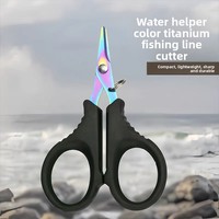 Ciseaux de pêche multifonctionnels en acier inoxydable haute résistance, coupe-ligne, petit outil à dents de scie pour leurres de pêche en extérieur