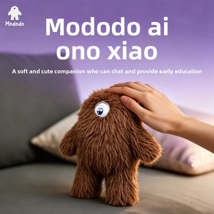 <span class=keywords><strong>Robot</strong></span> jouet intelligent en peluche IA transfrontalier, directement de l'usine, animal électronique avec vocalisation musicale, compagnon émotionnel, cadeau - Product Image 2