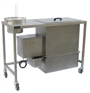 Commercial fast food restaurant electric automatic chicken wing breading table