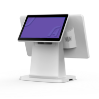 Tablette tactile POS à double écran Android Aisino avec processeur Octa-core A55 2 GHz, modèle A680D1, garantie 1 an