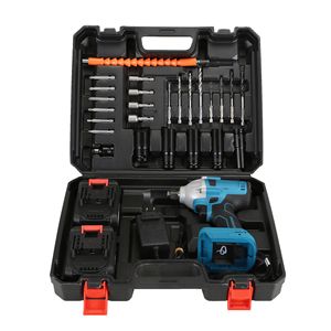 Llave eléctrica de grado industrial de 21V, destornillador de impacto sin escobillas alimentado por batería con capacidad de carga para bricolaje - Product Image 6