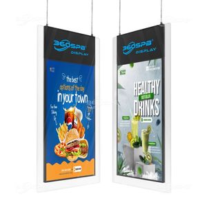 IWD55 Led Backlit Real Estate Window Hanging Display <b>Light</b> Box Poster Frame Decorative <b>Signs</b> Holder Advertising - Product Image 3
