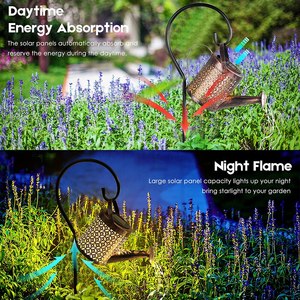 Luci Solari a Forma di Annaffiatoio per Decorazioni da Giardino, Luci da Esterno Impermeabili per Vialetti, Giardini, Patii e Prati - Product Image 3