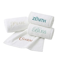 Hotel Towels Five-Star Pure Cotton Oversized Bath Towels Extra-Thick Letter Embroidery Model 007 Guesthouses Clubs Bathing