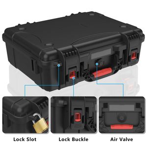 กล่องบรรจุเครื่องมือพลาสติกฉีดขึ้นรูปพร้อมโฟมออกแบบได้เองสำหรับอุปกรณ์อิเล็กทรอนิกส์ - Product Image 5