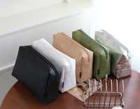 Sac cosmétique en papier Tyvek écologique réutilisable avec fermeture éclair et logo personnalisé, grande capacité, sac de rangement portable, pochette multifonctionnelle ultra-légère