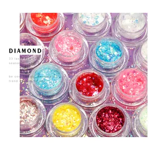 Wholesale High Quality Makeup Cheap Loose Pigment Glitter Gel Eyeshadow Private Label