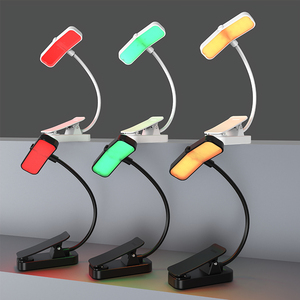 Lámpara <span class=keywords><strong>de</strong></span> Lectura LED EGH Portátil con Clip para Estudiantes, Estilo Moderno, <span class=keywords><strong>Tres</strong></span> Niveles <span class=keywords><strong>de</strong></span> Intensidad, Luz Ámbar con Función <span class=keywords><strong>de</strong></span> Protección Ocular - Product Image 1
