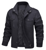 Blouson d'hiver brodé personnalisé avec logo, fermeture éclair, abordable, pour hommes, vente en gros