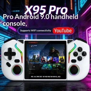 เครื่องเล่นเกมพกพา X95PRO ระบบปฏิบัติการแอนดรอยด์แบบโอเพ่นซอร์ส ระบบคู่ <span class=keywords><strong>PSP</strong></span> WIFI เล่นได้หลายคน รองรับเกมย้อนยุค อีมูเลเตอร์แบบพกพา - Product Image 3