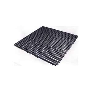 HAMAT Paillasson anneau ouvert caoutchouc noir L900xL900xT12 mm - Product Image 1