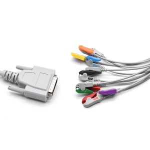 Medische Accessoires Compatibel Met <span class=keywords><strong>Nihon</strong></span> <span class=keywords><strong>Kohden</strong></span> <span class=keywords><strong>ECG</strong></span>-<span class=keywords><strong>9620</strong></span> Direct-Connect Ekg Kabel Cardiofax Q 10 Leads Clip Aha Ekg Kabel - Product Image 2