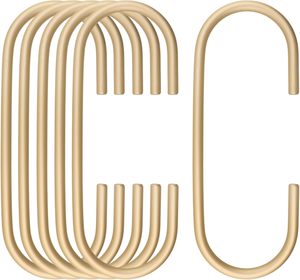 Tighall – crochet en forme de C pour suspendre vêtements, serviettes, sacs à chaussures, noir, plusieurs pièces - Product Image 1