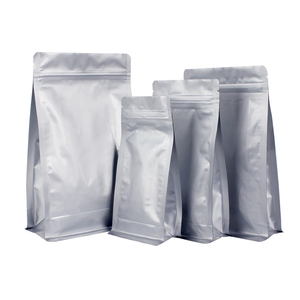 Wieder verwendbarer Beutel mit flachem Boden Reiß verschluss Kunststoff-Zwickel verpackung Wieder verwendbare Tasche für Lebensmittel für Erdnuss-Melonensamen-Kerne - Product Image 3