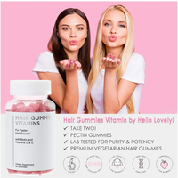 Complément Alimentaire Marque Blanche Gummies Biotine Multivitamines pour Cheveux, Gummies Biotine pour Femmes