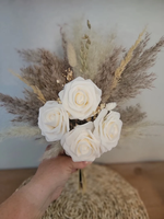 Boho mariage pampa herbe blanc rose bouquet pour arrangement bureau ornements cadeau