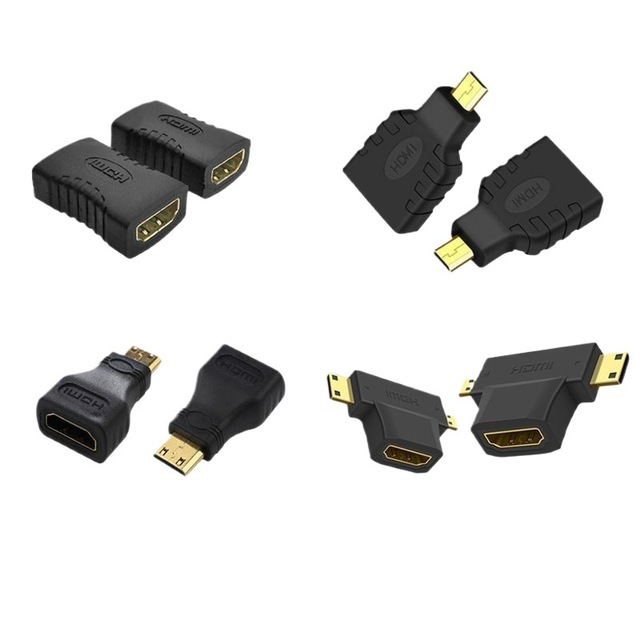 For Male to Female Mini HD Transfer Plug Large Small Size Signal Conversion Adapter Model a