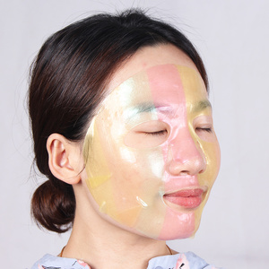 Masque hydrogel blanchissant de marque privée OEM Acide hyaluronique <span class=keywords><strong>Aquagel</strong></span> Masque en feuille arc-en-ciel Vitamine C - Product Image 3