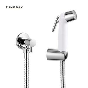 PINEBAY, современное, высокое давление, экономия воды, Shattaf, сиденье ABS, пластиковый настенный мусульманский душ, детский набор для биде, распылитель - Product Image 2