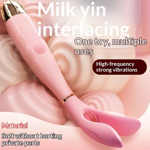 <b>Vibrating</b> Stick Fully Automatic Insertable Body Toy USB Rechargeable Waterproof Dual-Use <b>Vibration</b> for Female - Product Image 5