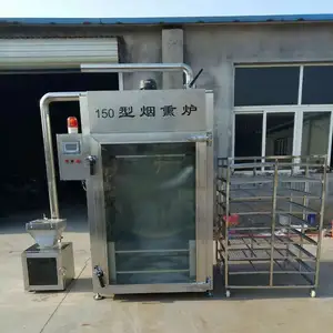 Commercial smoker for salmon, fish meat smoker machine/cold smoking equipment/cold smoking furnace