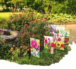 Bandera Decorativa Personalizada de Alta Calidad para Exteriores, Sublimada, en Blanco, para Bienvenida de Verano, Festival de Pascua, para Perros, Mascotas, Jardín, con Soporte para Asta - Product Image 3