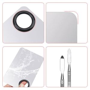 Kit de Espátulas y Paleta de Acero Inoxidable para Mezclar Pinturas al Óleo, para Arte de Uñas y Maquillaje - Product Image 4