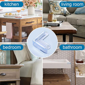 L-şekilli temizle köşe koruyucuları mobilya köşe kenar masa minder koruyucu koruyucular için bebek çocuk geçirmez köşe - Product Image 6