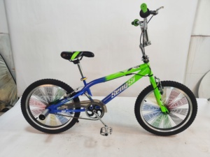 Vélo Hongteng 20 pouces à vitesse unique, freins V doubles, cadre en acier, performance optimisée avec pédales standard - Product Image 3