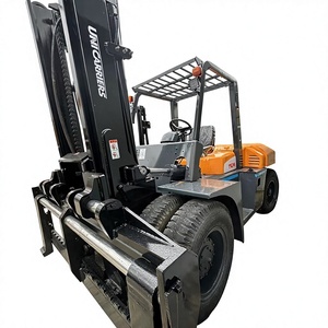 Montacargas Diésel Komatsu FD100 FD70 FD50, Modelo con Mástil de Tres Etapas, Neumáticos para Uso en Exteriores, Operación Sentado, Usado, 1220x125x50 - Product Image 1