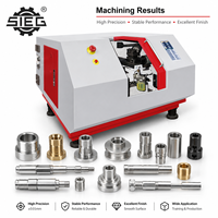 Tour de banc CNC miniature SIEG De4-Eco KC4S 500W MT3 avec porte-outils à 4 positions, tour CNC de laboratoire pour l'éducation et les fablabs