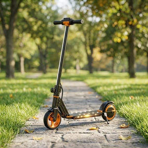 Patinete Eléctrico Plegable E4 de 130w 24v con Batería de Litio, Marco de Aluminio Impermeable, Llantas Antideslizantes, Doble Motor Jyop-e4 - Product Image 3