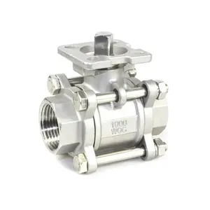 WZ3PCSステンレス鋼1000ウォグボールバルブ - Product Image 5