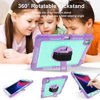 Darbeye Dayanıklı Üç Katmanlı Koruyucu Tablet Kılıfı Döner Standlı Unisex Kalem Tutucu ile ipad Pro 13 İnç Kılıf 2024/2025 için